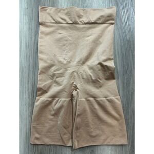 Secret Victoria's Secret Womens Slimtastic High-Waist Thigh Shaper XL Beige